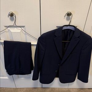 Boy’s Navy Blue Suit- Marc New York- size 10 youth (skinny)